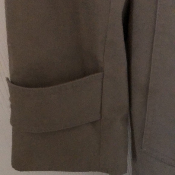 Woman’s fall VTG Y2k retro tan Misty Harbor trench fur Lined long coat - Picture 8 of 15